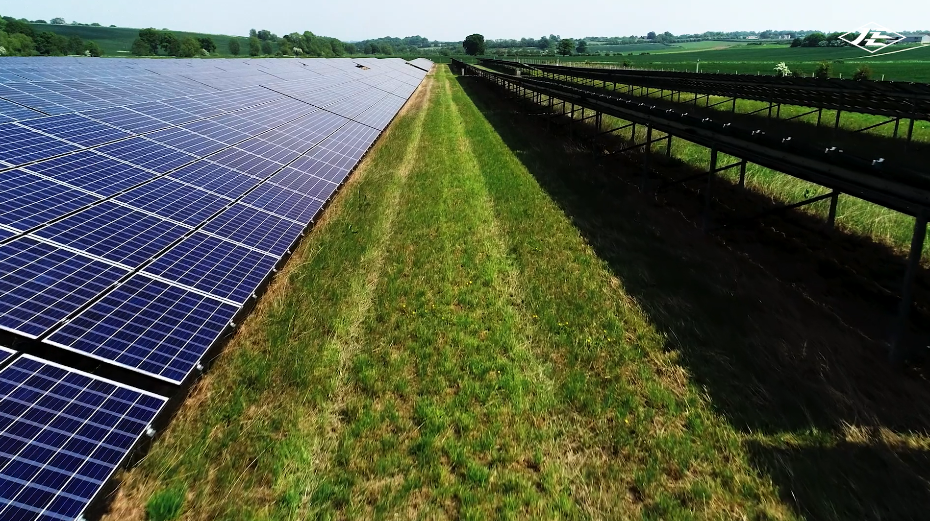 Ground mounted solar array