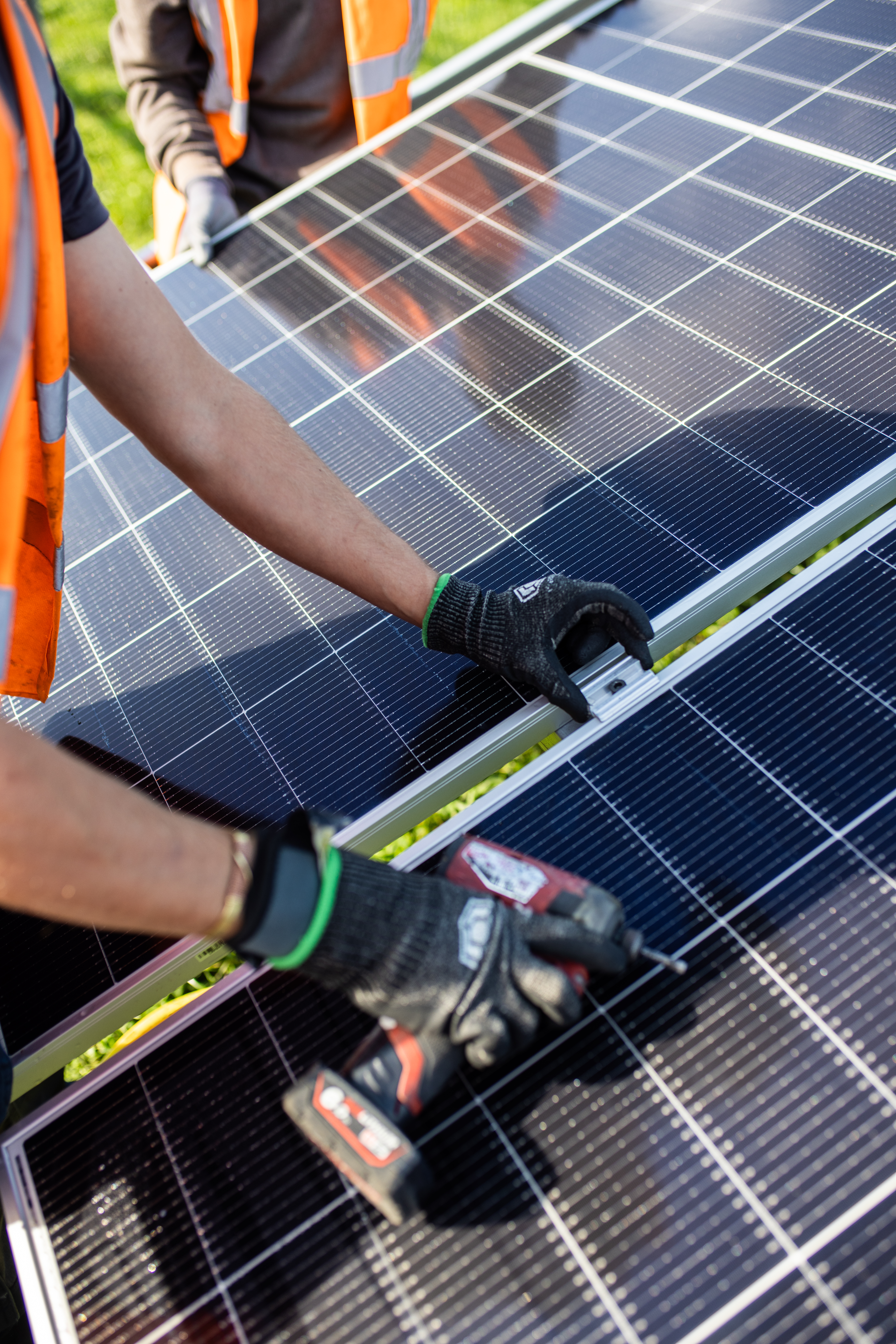 Ground Solar Install