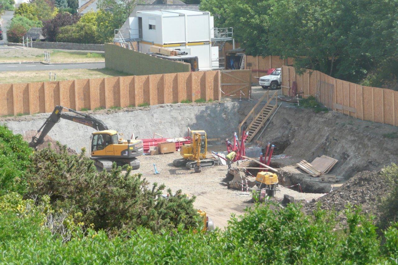 Construction begins on the South Hill Switching Station.