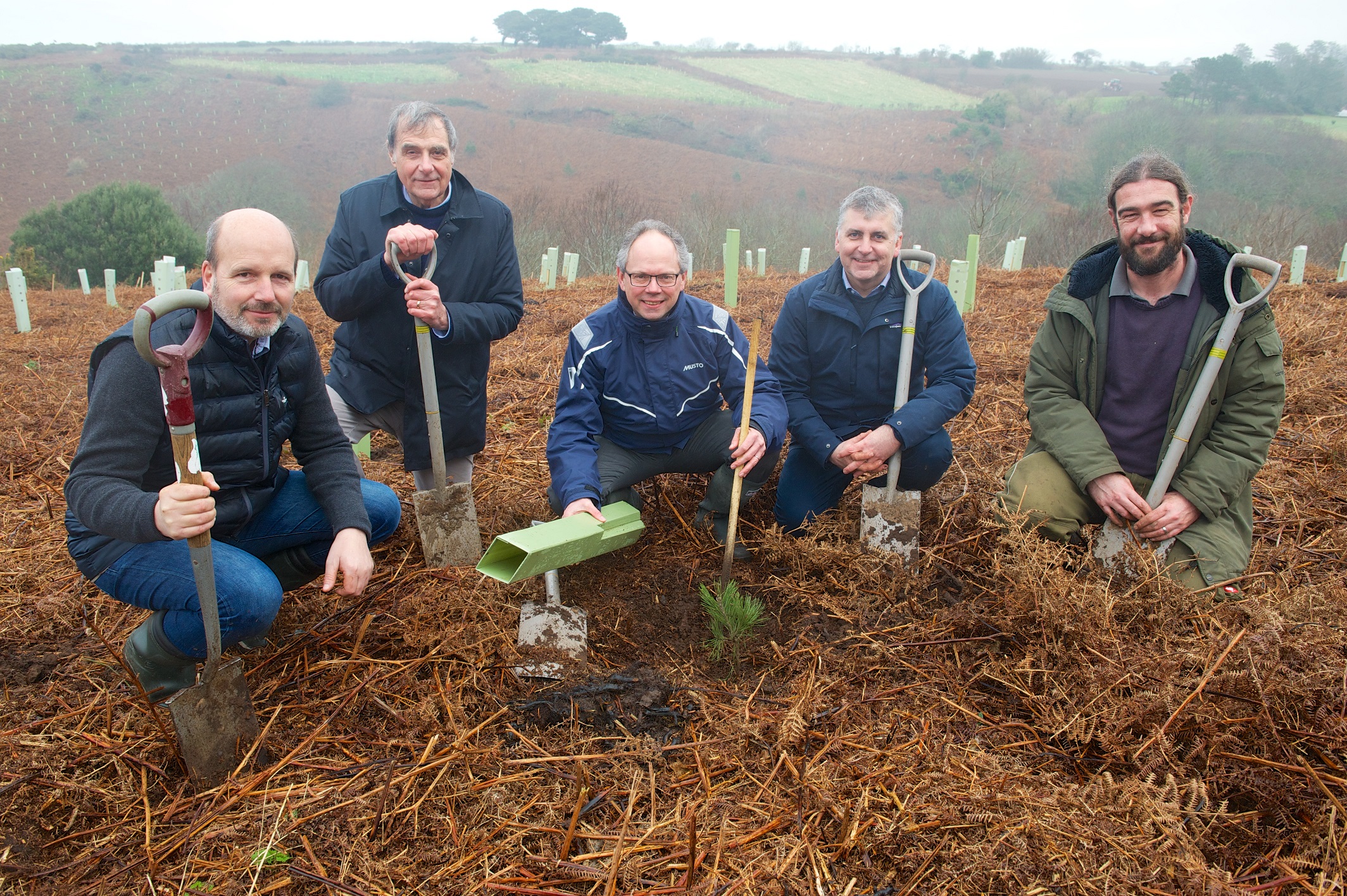 Planting group at Mourier Valley