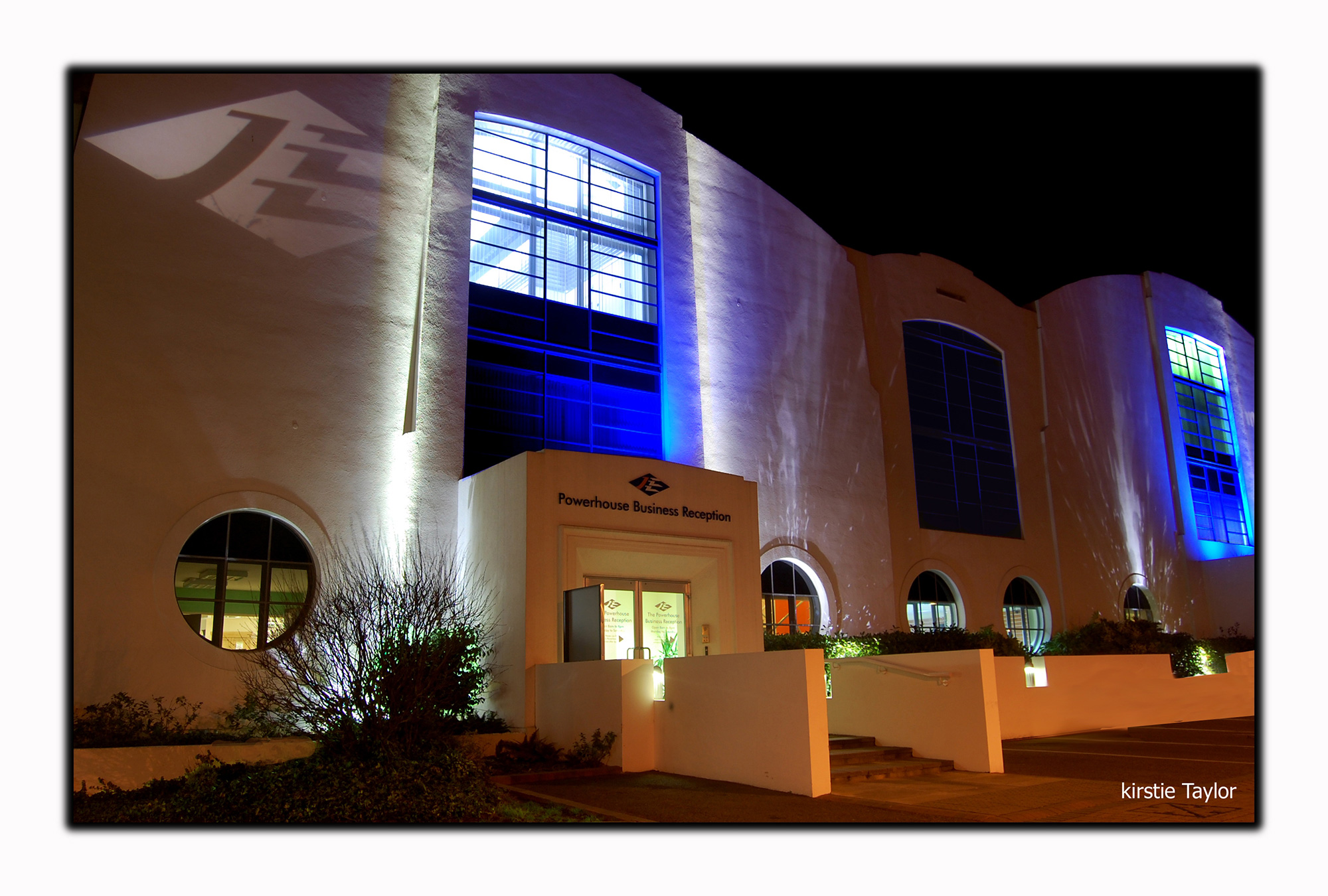 The Powerhouse lit up a night after its renovation.