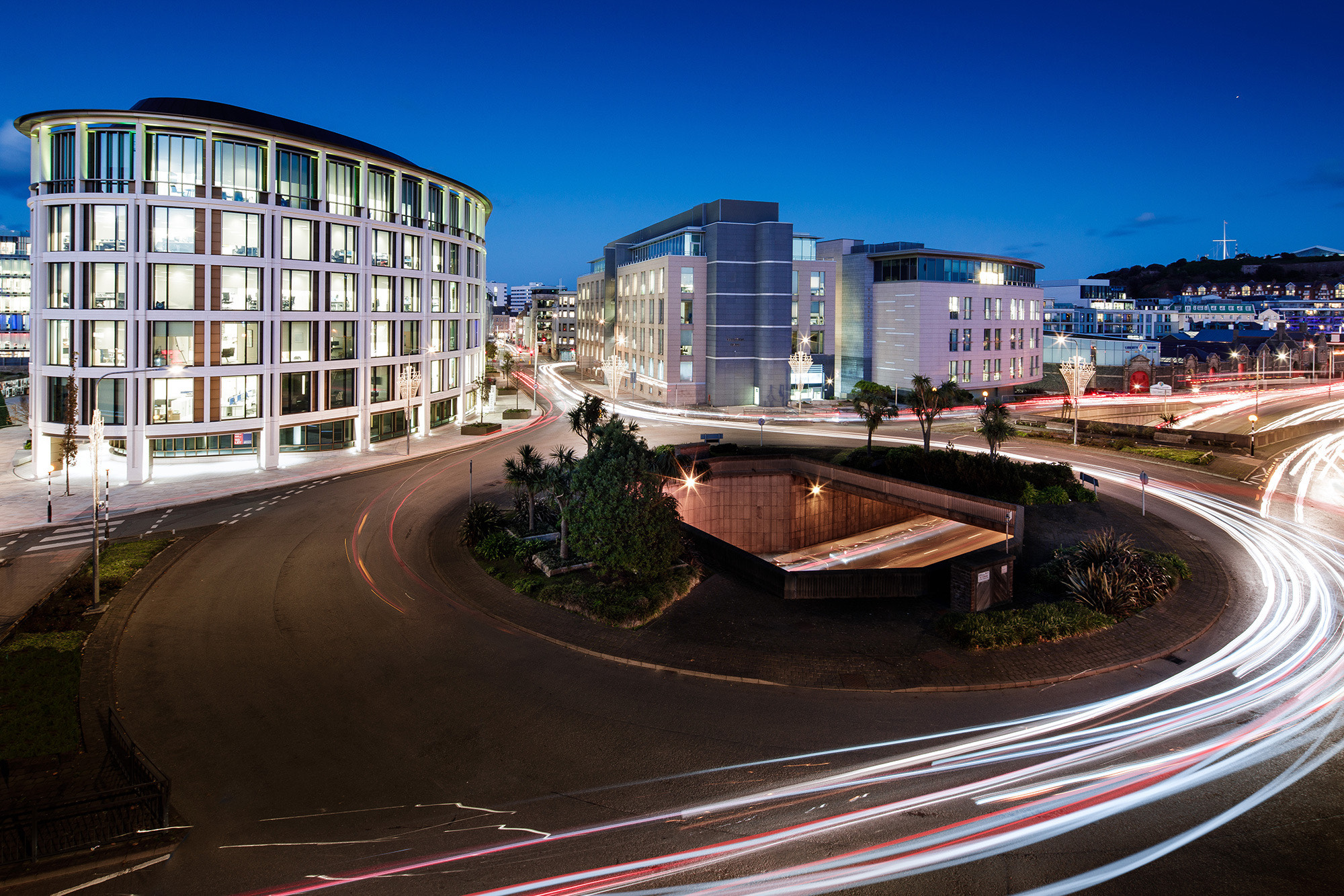 The Jersey Financial centre at the Esplanade