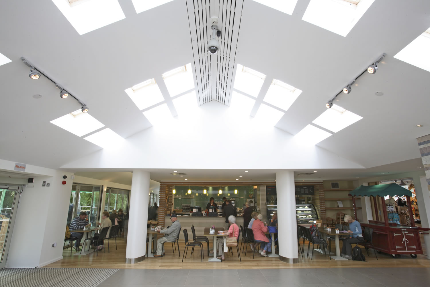 An image of the cafe at Jersey Zoo, a project the Jersey Energy provided their services on.