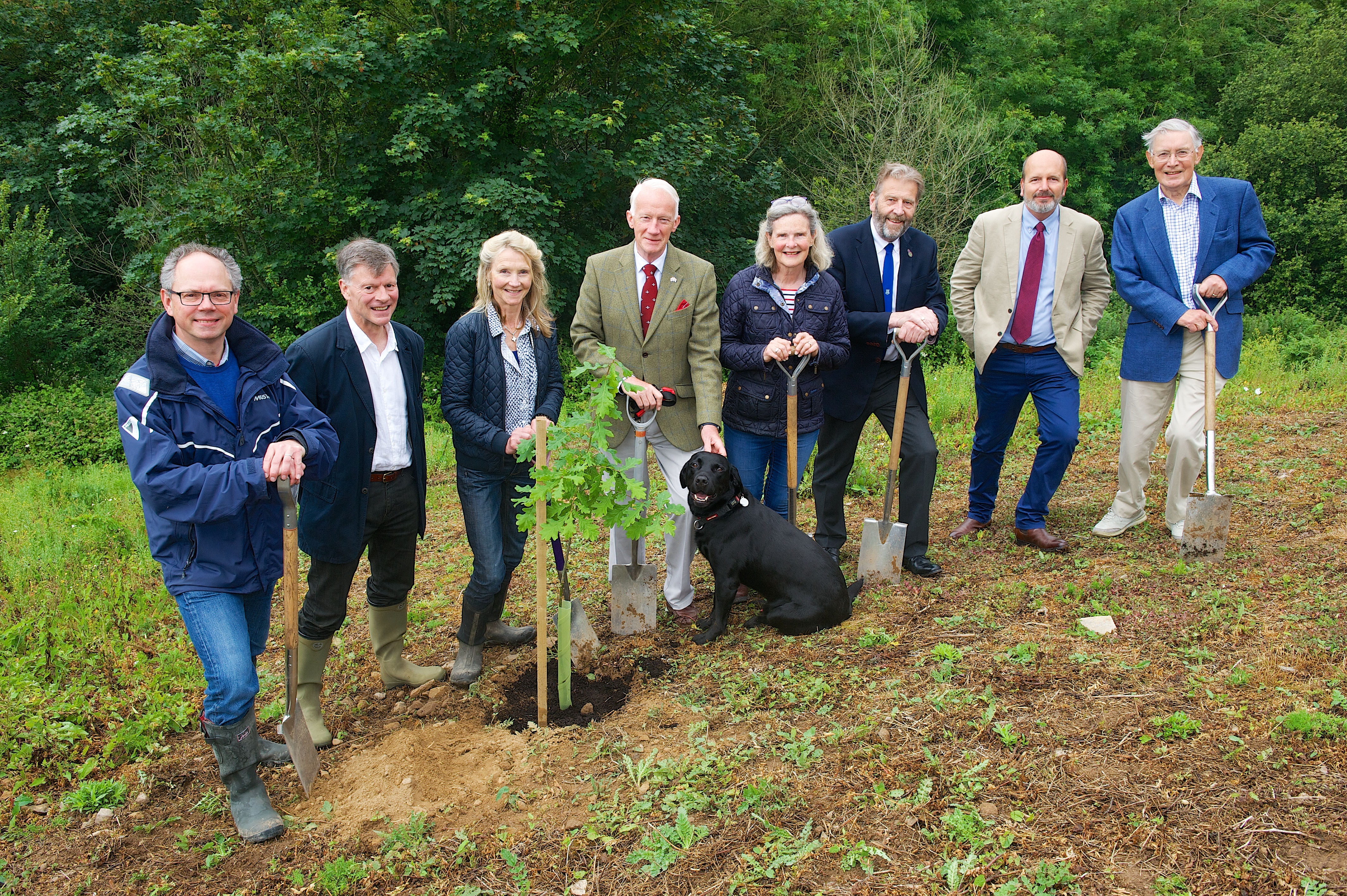 Group photo of partners of National Trust of Jersey 