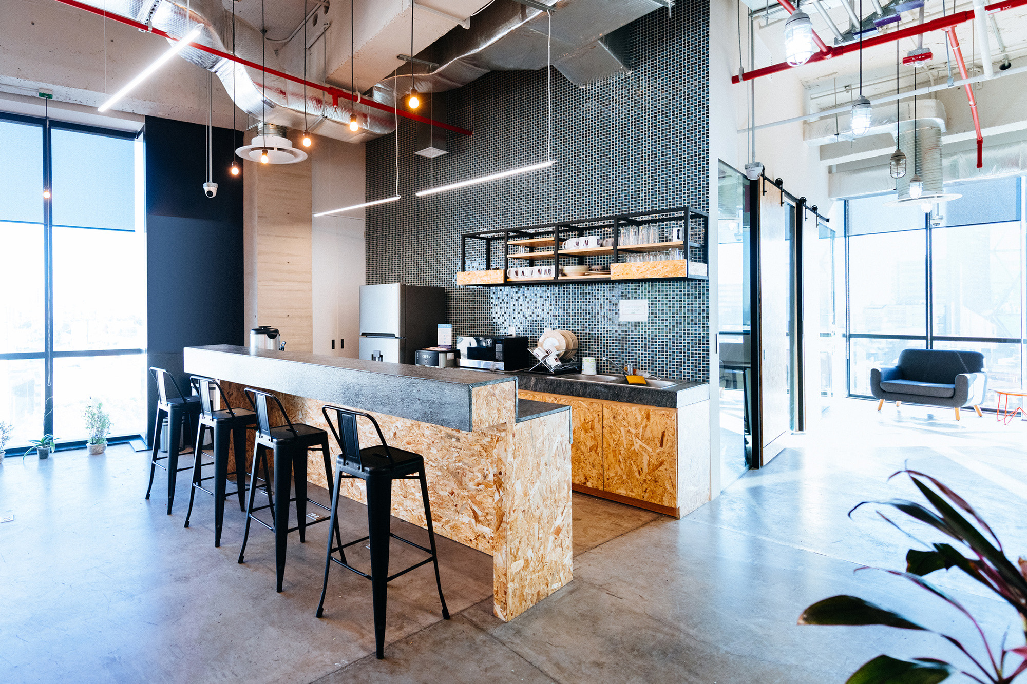 Modern kitchen at an office