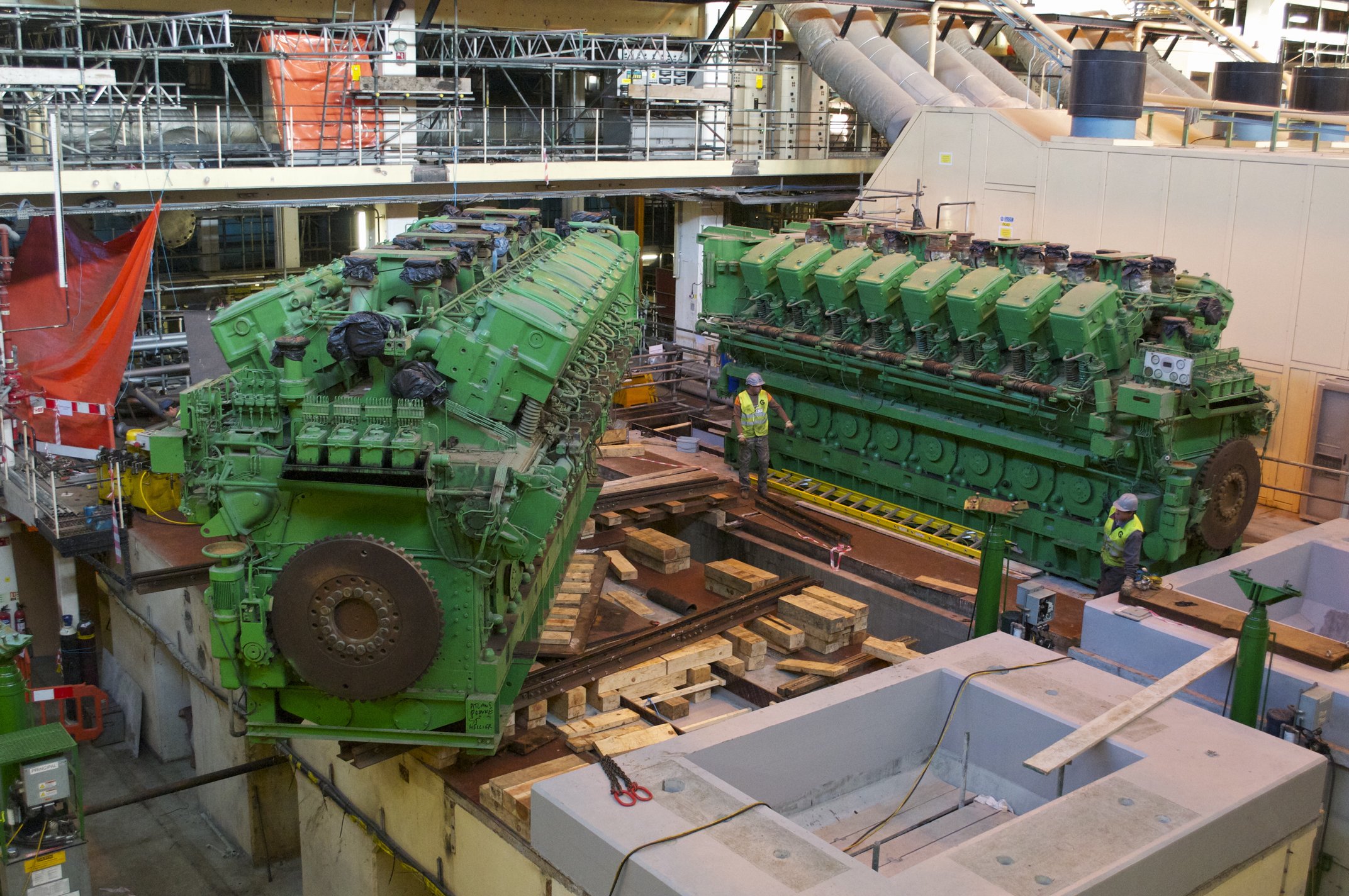 Two diesel generators